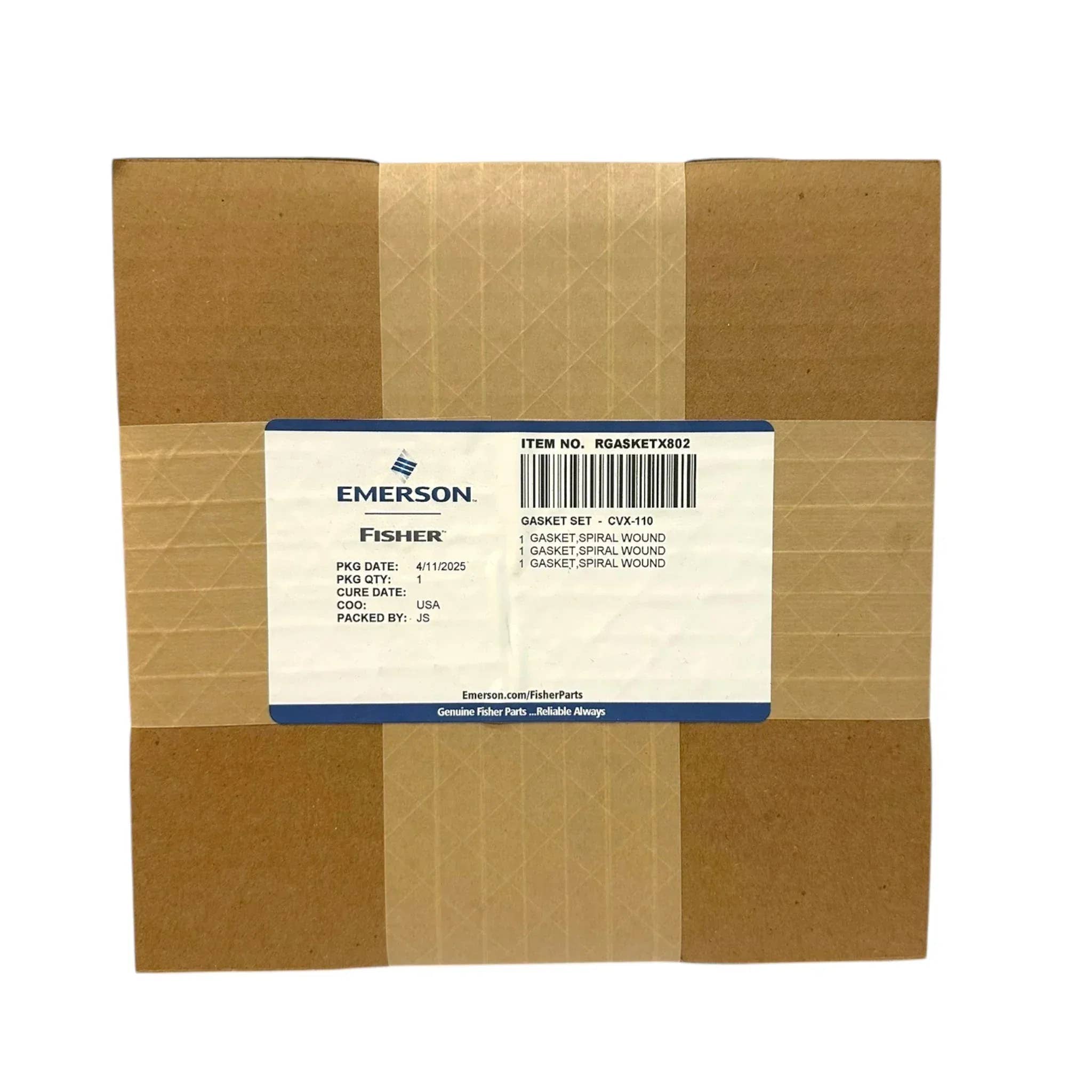 RGASKETX802 - Fisher FISHER GASKET SET; CVX-110, N06600/GRAPHITE - ACD America's Store